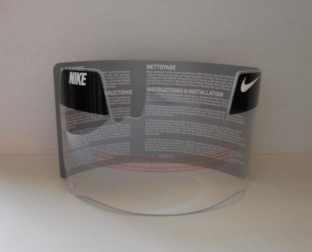 nike gridiron eye shield 2.0 with decals